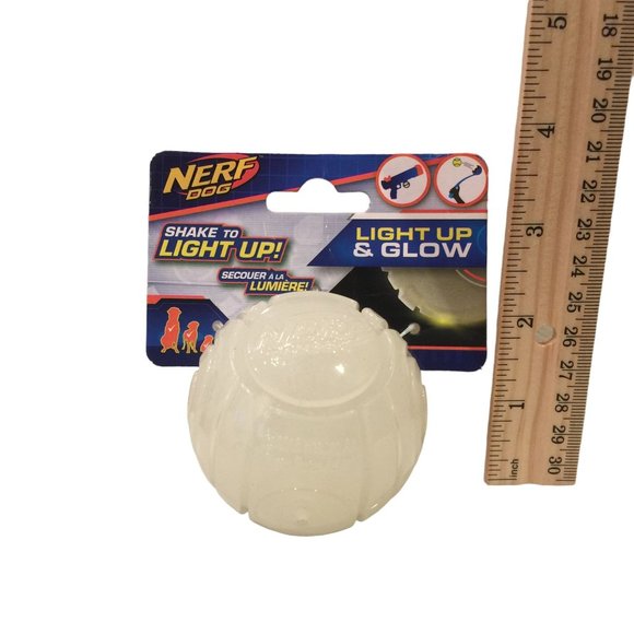 NERF DOG Shake to Light Up! Rubber Interactive LED Lighted Ball - Picture 3 of 5
